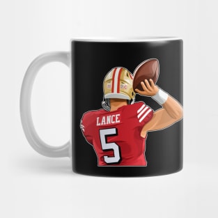 Trey Lance #5 Drops Back Mug